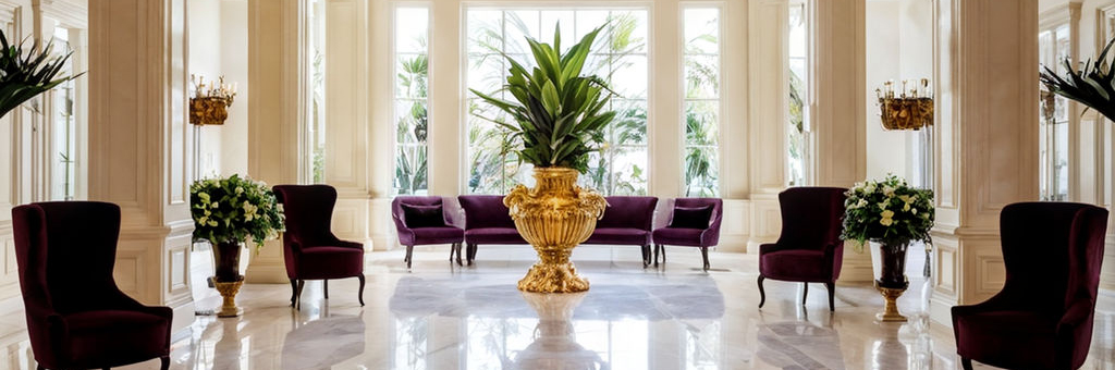 orchid-arrangement lobby
