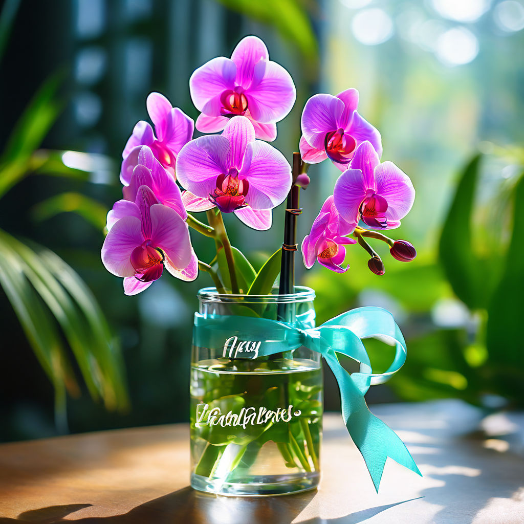 happy fathers day orchids