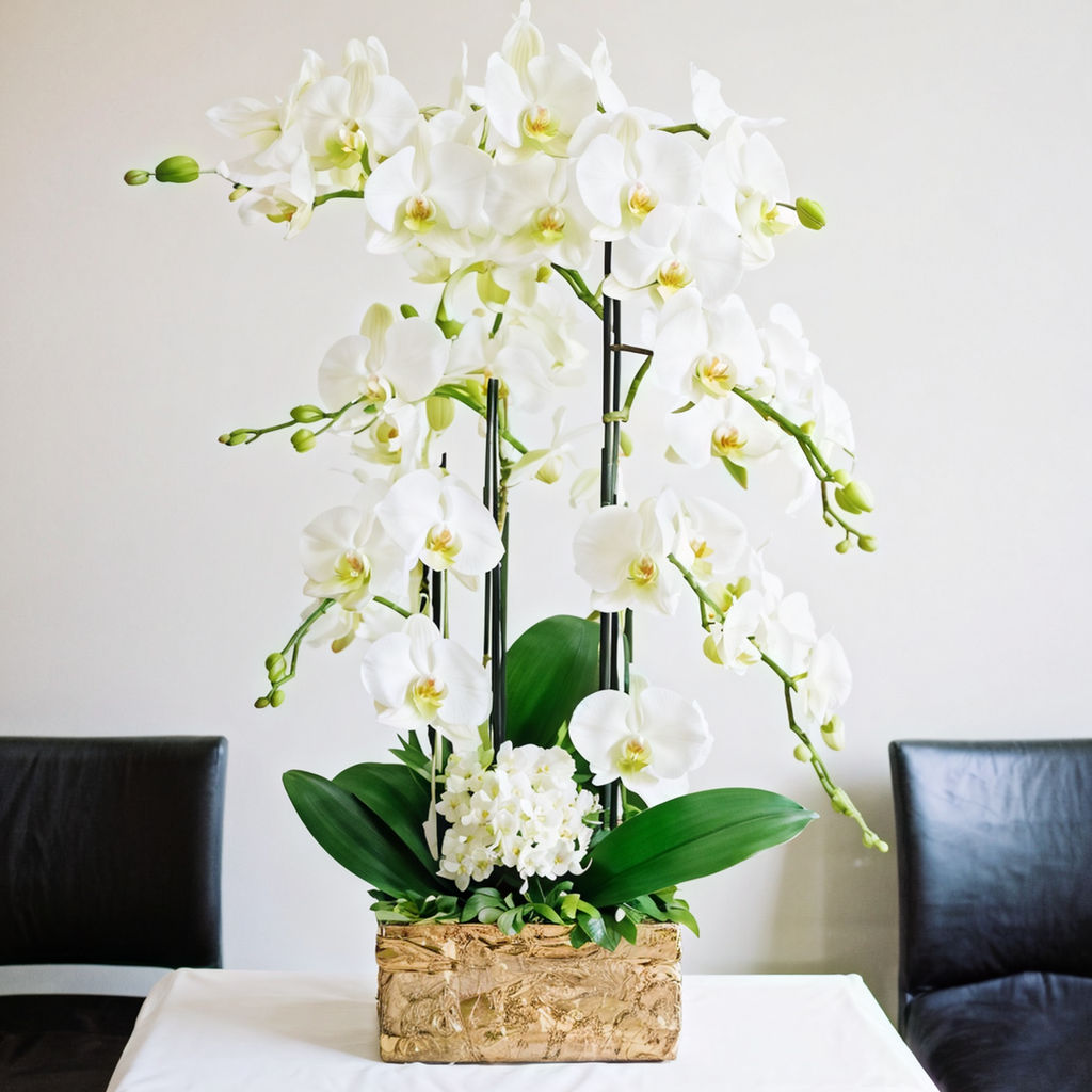 orchid-arrangement-for-baby-shower-event
