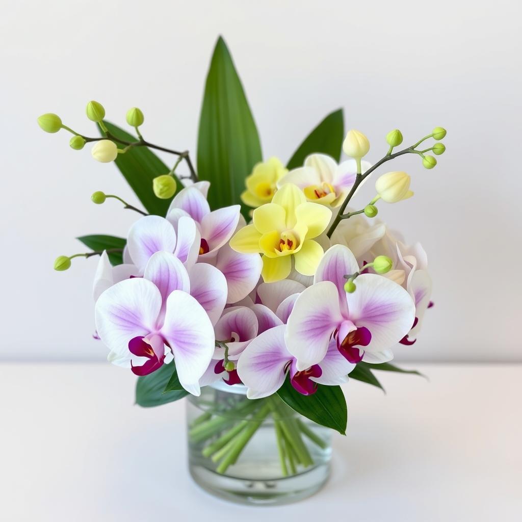 orchids  arrangements as a business gift