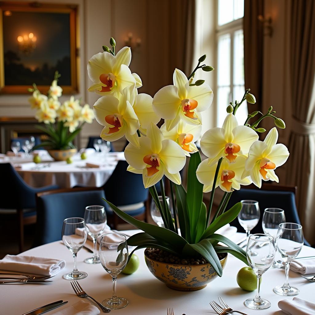 Dendrobium  orchid Arrangements for Your Dining Room