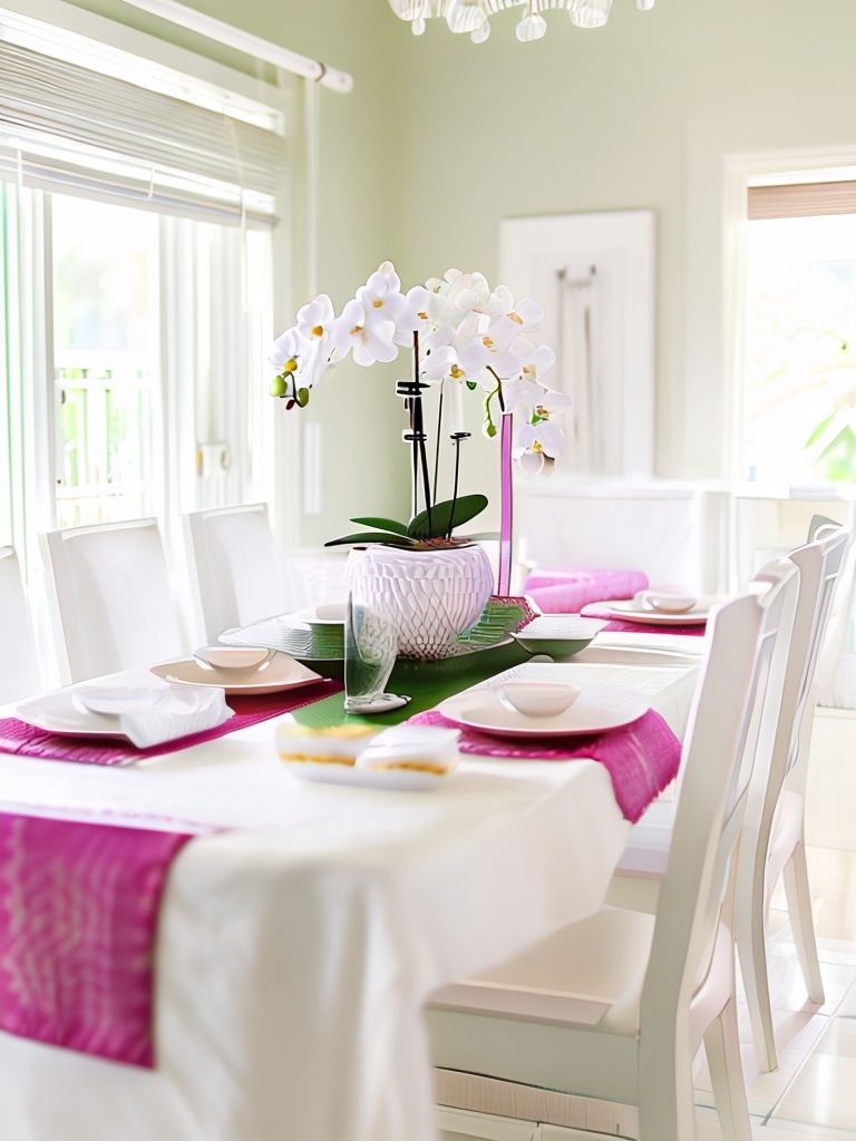 orchid Arrangements for Your Dining Room