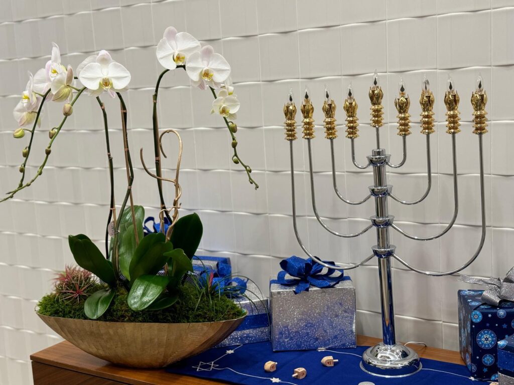 Hanukkah Orchids Boca Raton