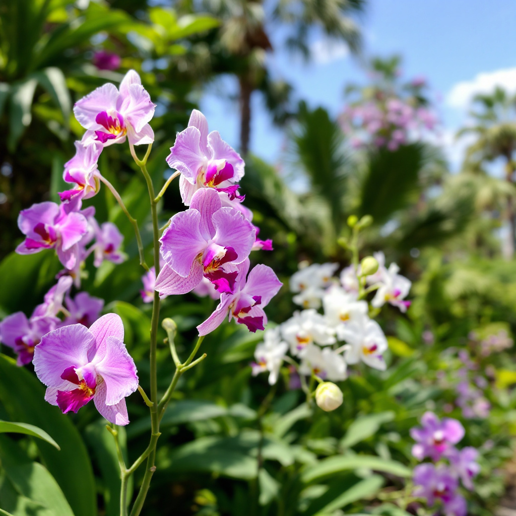 What months do orchids bloom in Florida?