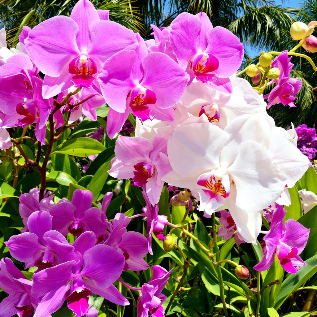 What months do orchids bloom in Florida?