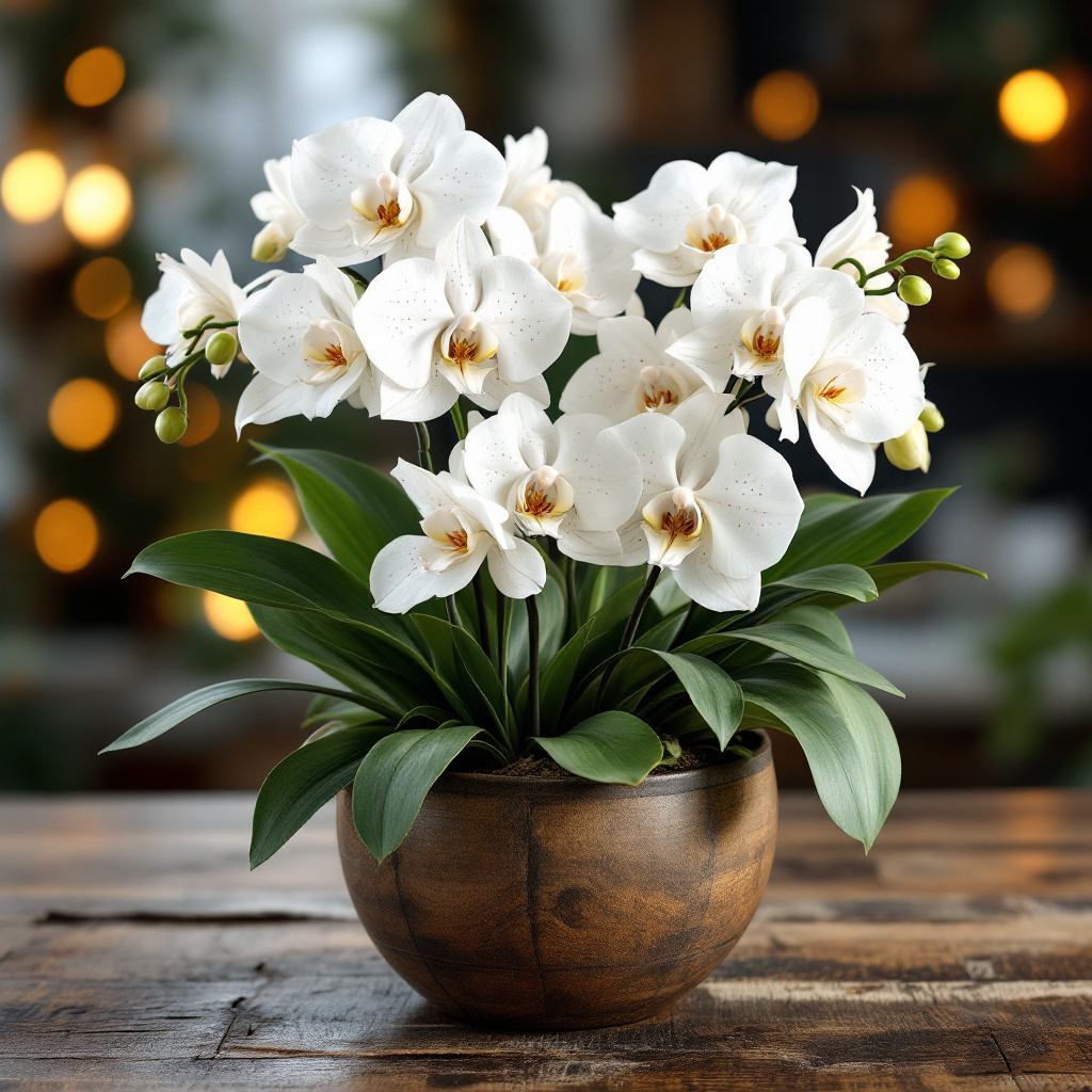 Mother’s Day orchid arrangement