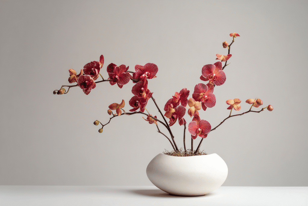 Autumn Inspired Orchid Plant Arrangements