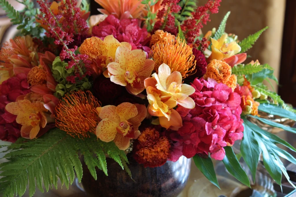 thanksgiving with Beautiful Orchids in Boca Raton