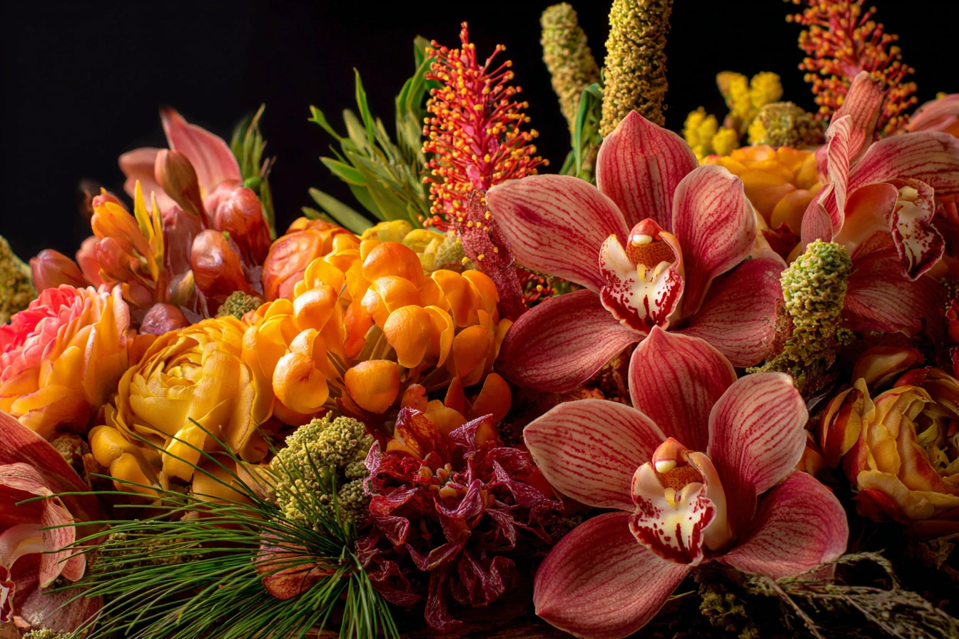 thanksgiving with Beautiful Orchids in Boca Raton