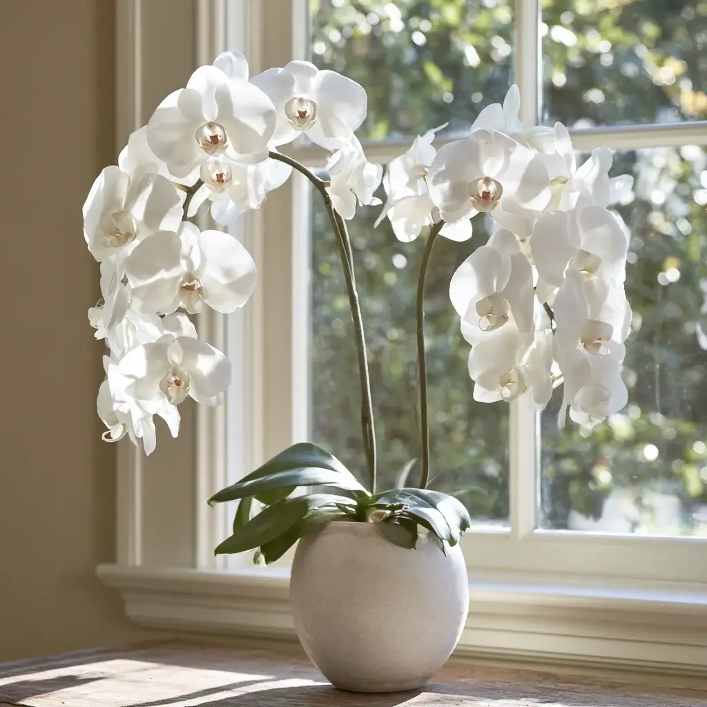 Capturing the Light: Orchids in Sunlit Interiors